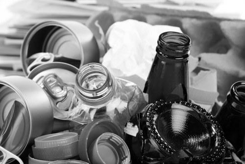 Securely packed confidential materials ready for controlled removal